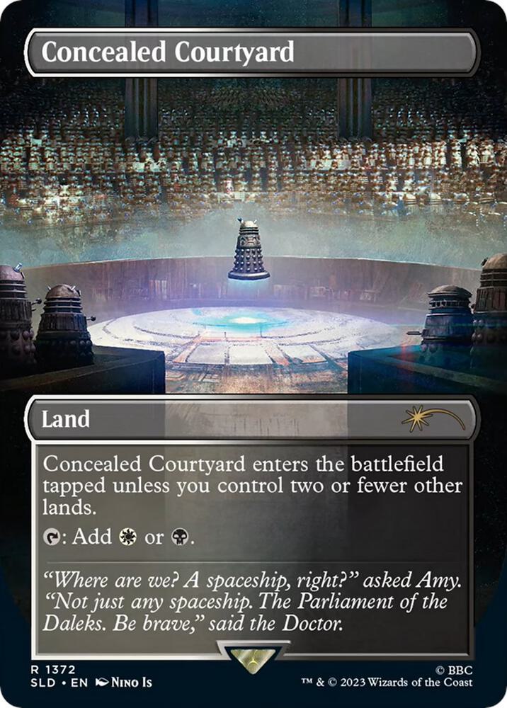 Concealed Courtyard 1372 card from Secret Lair Drop Series