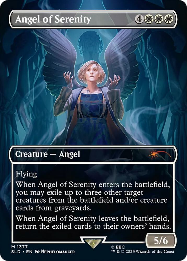 Angel of Serenity 1377 card from Secret Lair Drop Series