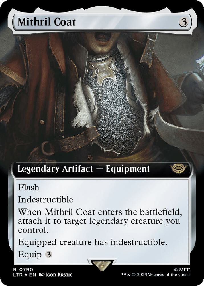 Mithril Coat (Extended Art) (Surge Foil) 790 card from Universes Beyond: The Lord of the Rings: Tales of Middle-earth