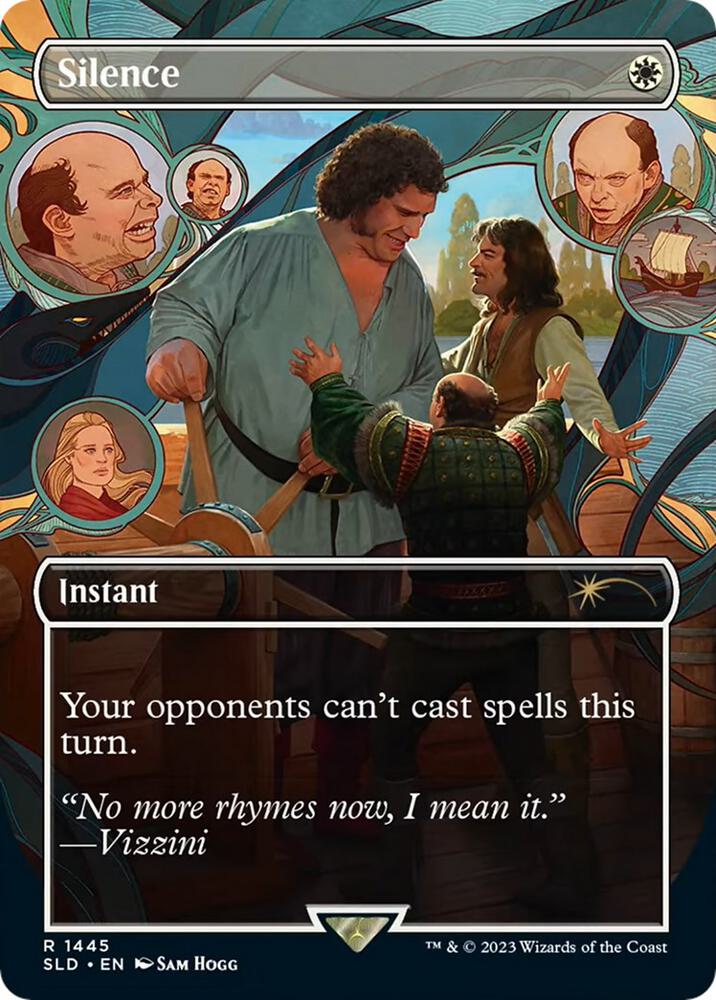 Silence 1445 card from Secret Lair Drop Series