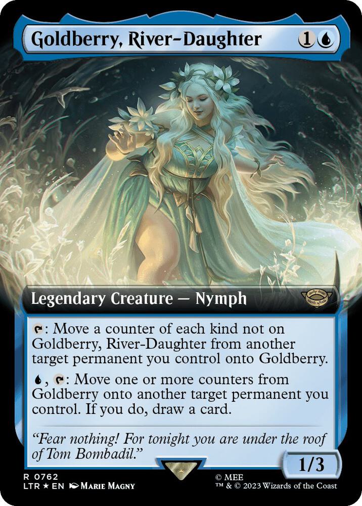 Goldberry, River-Daughter (Extended Art) (Surge Foil) 762 card from Universes Beyond: The Lord of the Rings: Tales of Middle-earth