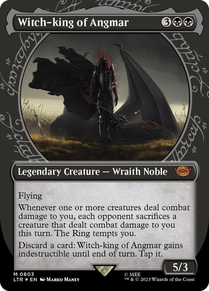 Witch-king of Angmar (Showcase) (Surge Foil) 803 card from Universes Beyond: The Lord of the Rings: Tales of Middle-earth