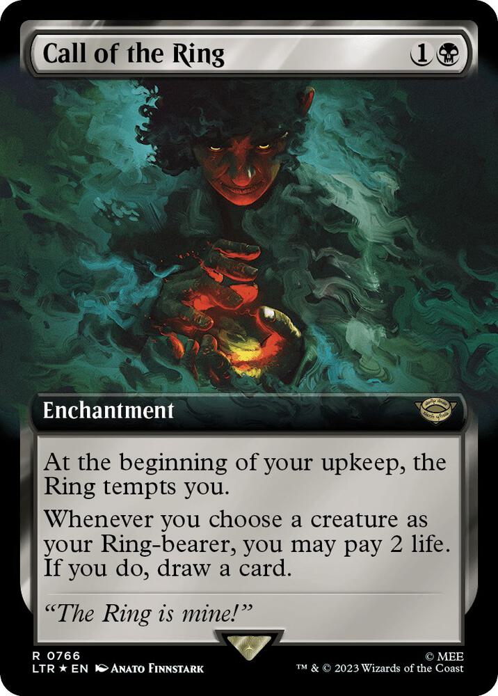 Call of the Ring (Extended Art) (Surge Foil) 766 card from Universes Beyond: The Lord of the Rings: Tales of Middle-earth