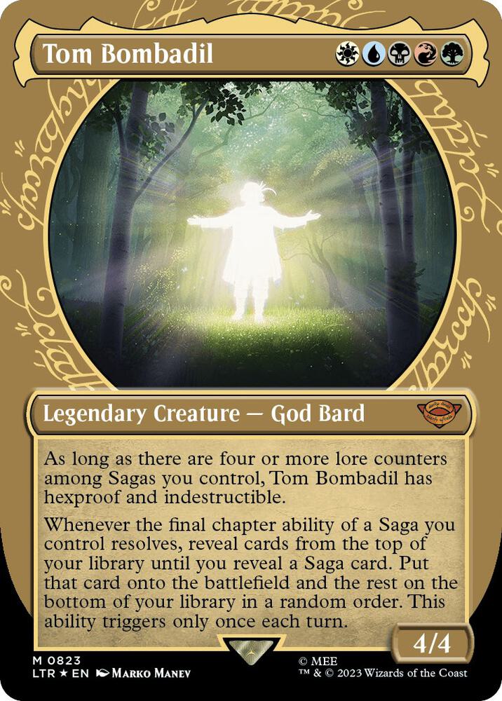Tom Bombadil (Showcase) (Surge Foil) 823 card from Universes Beyond: The Lord of the Rings: Tales of Middle-earth