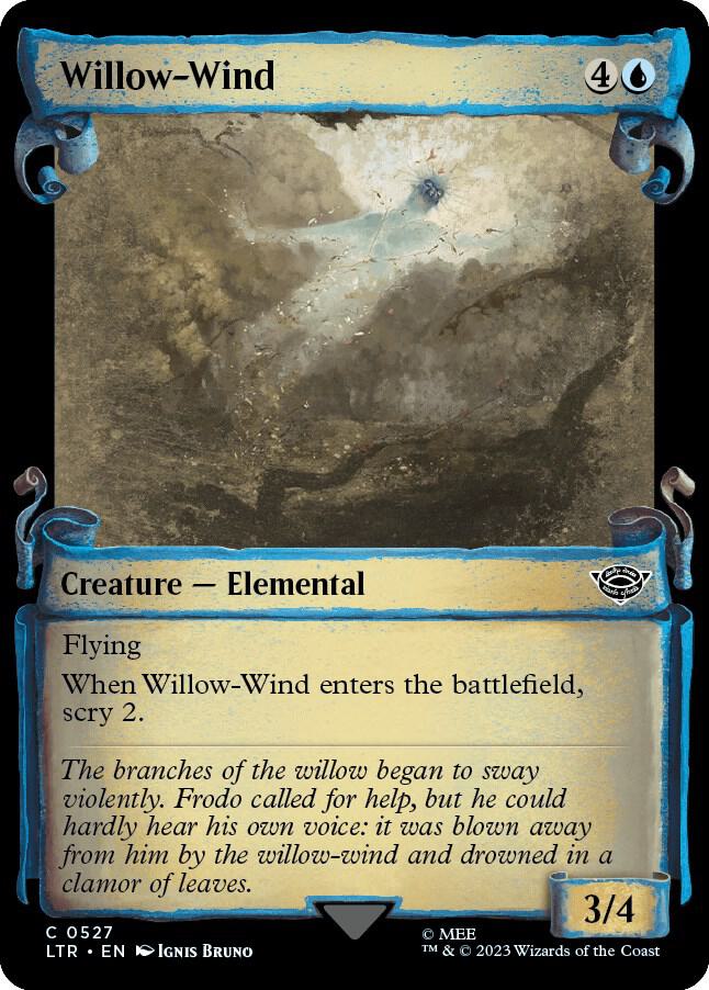 Willow-Wind (Showcase Scrolls) 527 card from Universes Beyond: The Lord of the Rings: Tales of Middle-earth