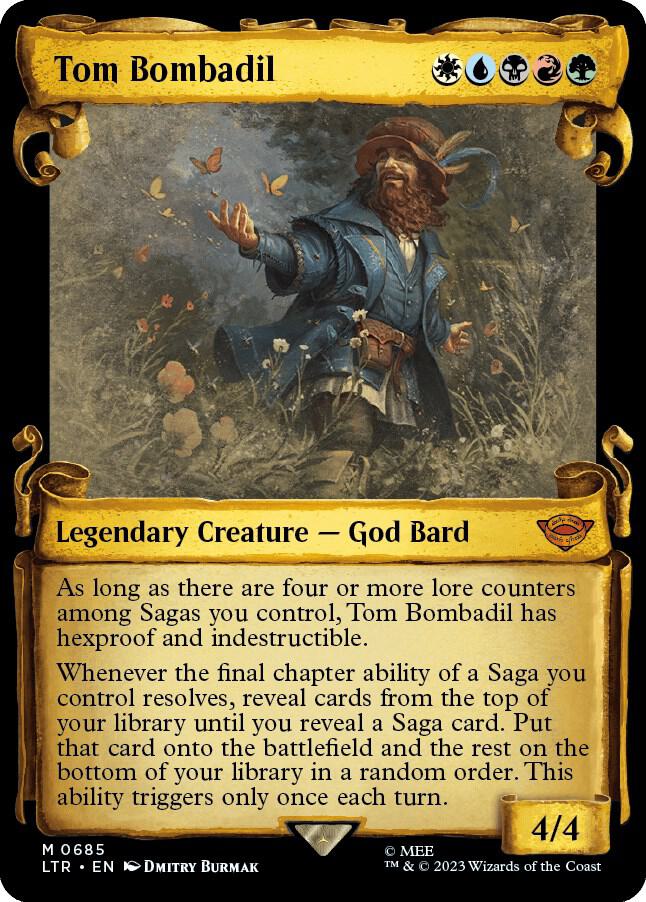 Tom Bombadil (Showcase Scrolls) 685 card from Universes Beyond: The Lord of the Rings: Tales of Middle-earth
