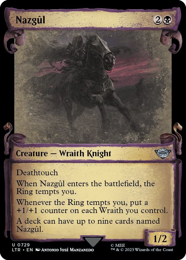 Nazgul (Showcase Scrolls) 729 card from Universes Beyond: The Lord of the Rings: Tales of Middle-earth