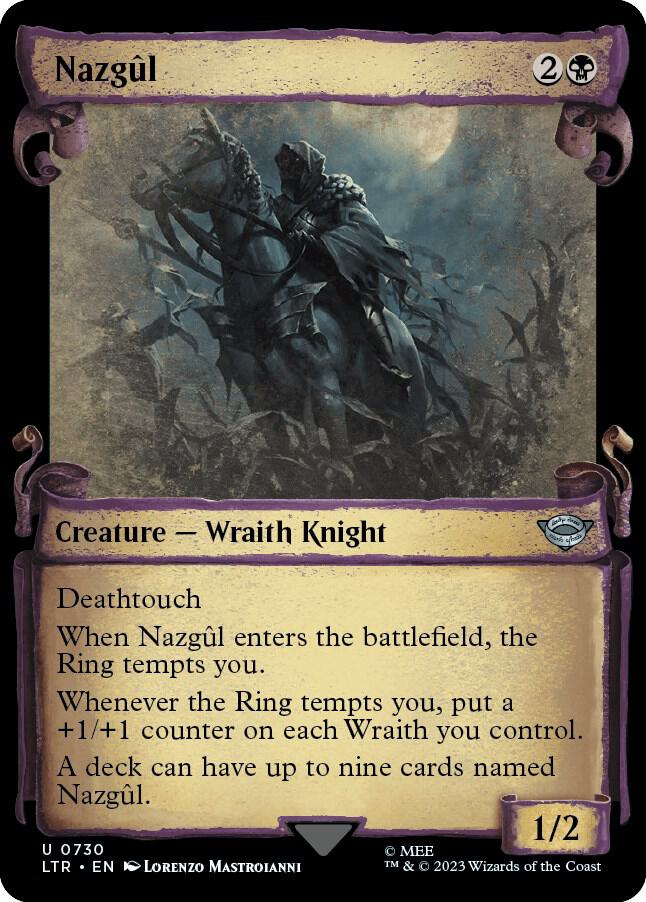 Nazgul (Showcase Scrolls) 730 card from Universes Beyond: The Lord of the Rings: Tales of Middle-earth
