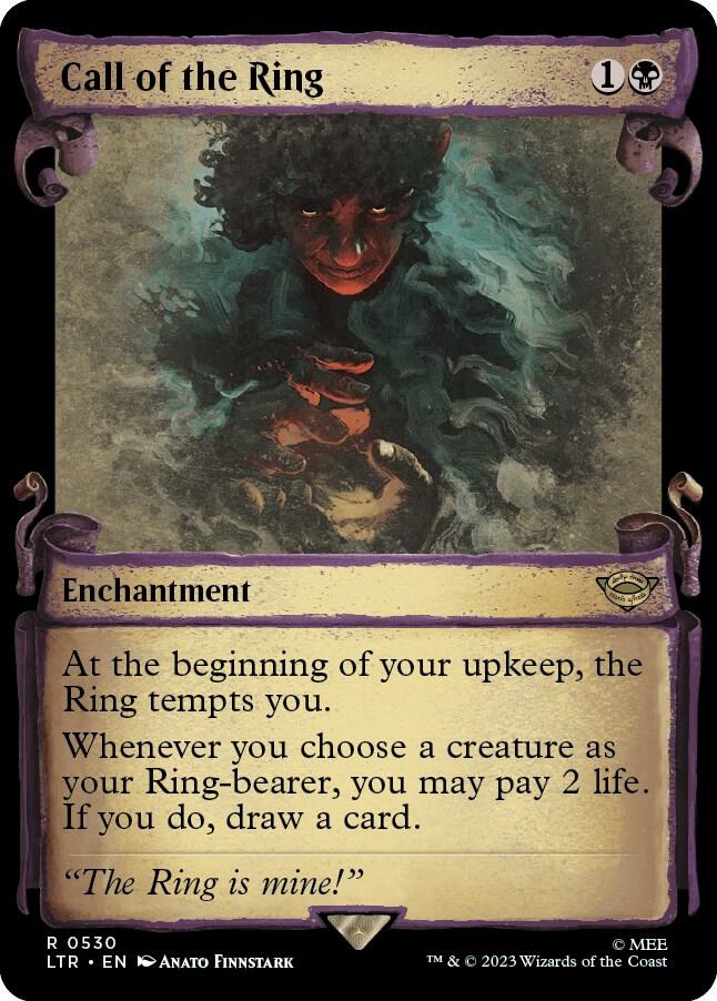 Call of the Ring (Showcase Scrolls) 530 card from Universes Beyond: The Lord of the Rings: Tales of Middle-earth