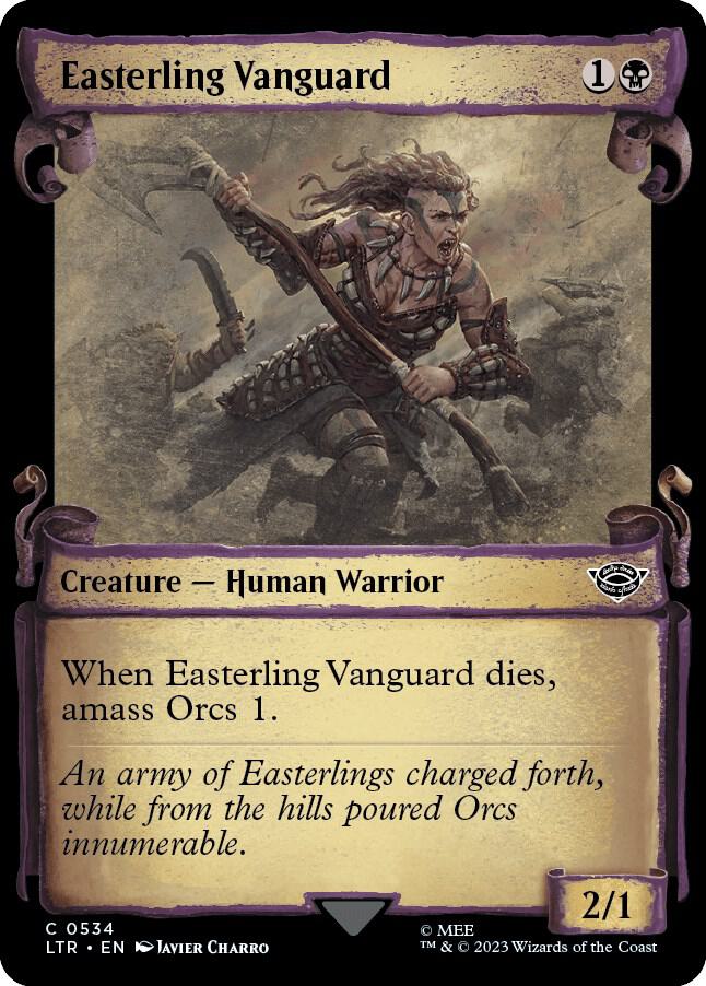 Easterling Vanguard (Showcase Scrolls) 534 card from Universes Beyond: The Lord of the Rings: Tales of Middle-earth