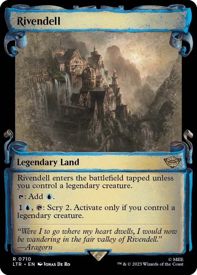 Rivendell (Showcase Scrolls) 710 card from Universes Beyond: The Lord of the Rings: Tales of Middle-earth