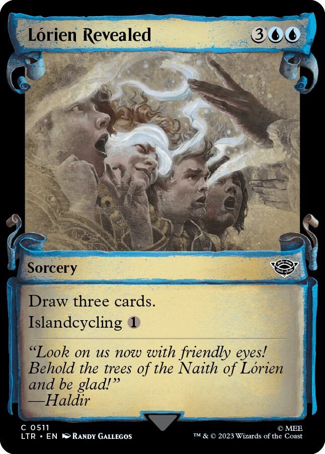 Lorien Revealed (Showcase Scrolls) 511 card from Universes Beyond: The Lord of the Rings: Tales of Middle-earth
