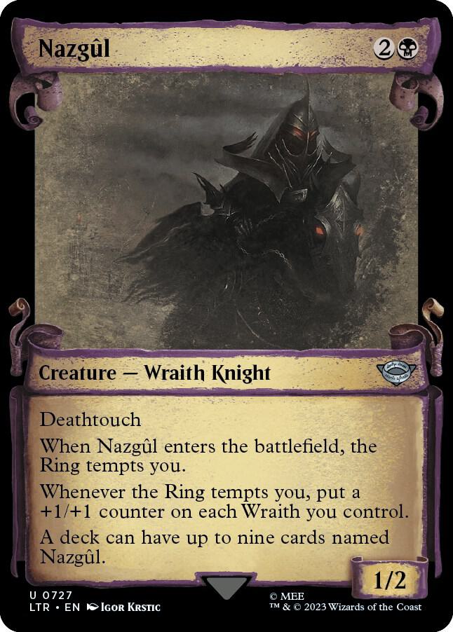 Nazgul (Showcase Scrolls) 727 card from Universes Beyond: The Lord of the Rings: Tales of Middle-earth