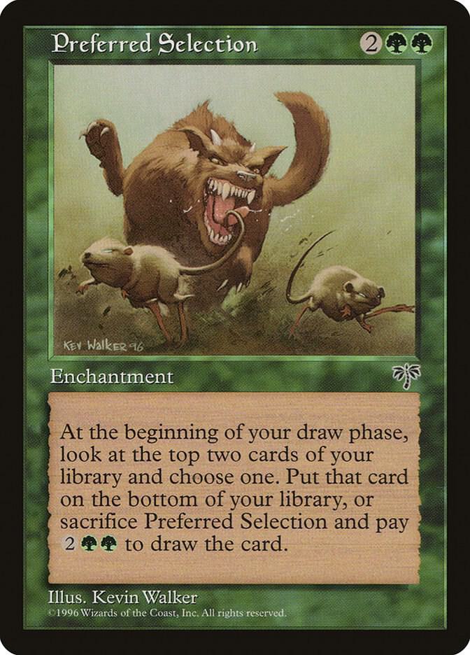 Preferred Selection card from Mirage