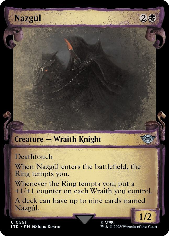 Nazgul (Showcase Scrolls) 551 card from Universes Beyond: The Lord of the Rings: Tales of Middle-earth