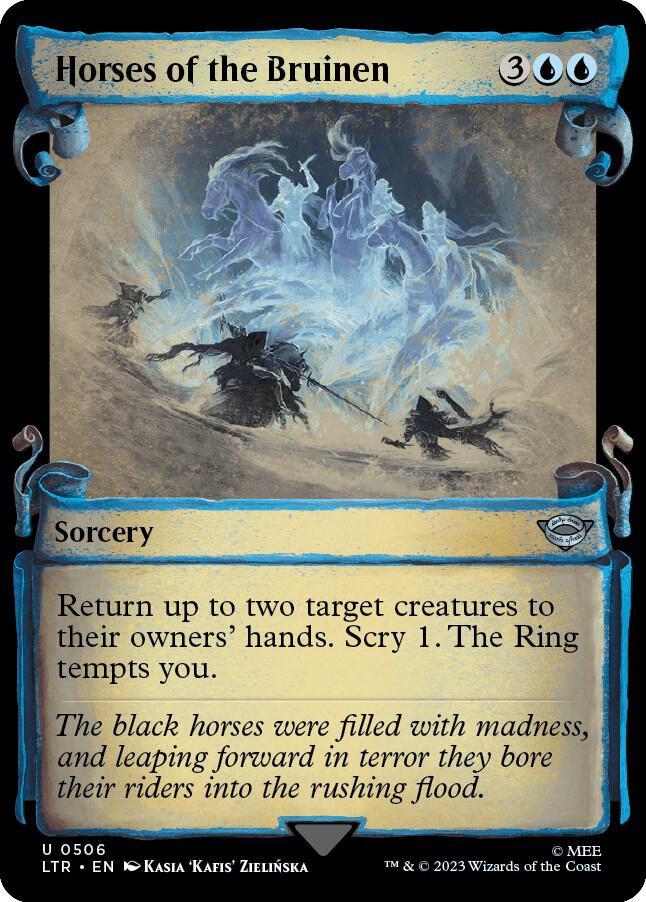 Horses of the Bruinen (Showcase Scrolls) 506 card from Universes Beyond: The Lord of the Rings: Tales of Middle-earth