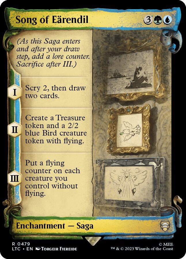 Song of Earendil (Showcase Scrolls) 479 card from Commander: The Lord of the Rings: Tales of Middle-earth