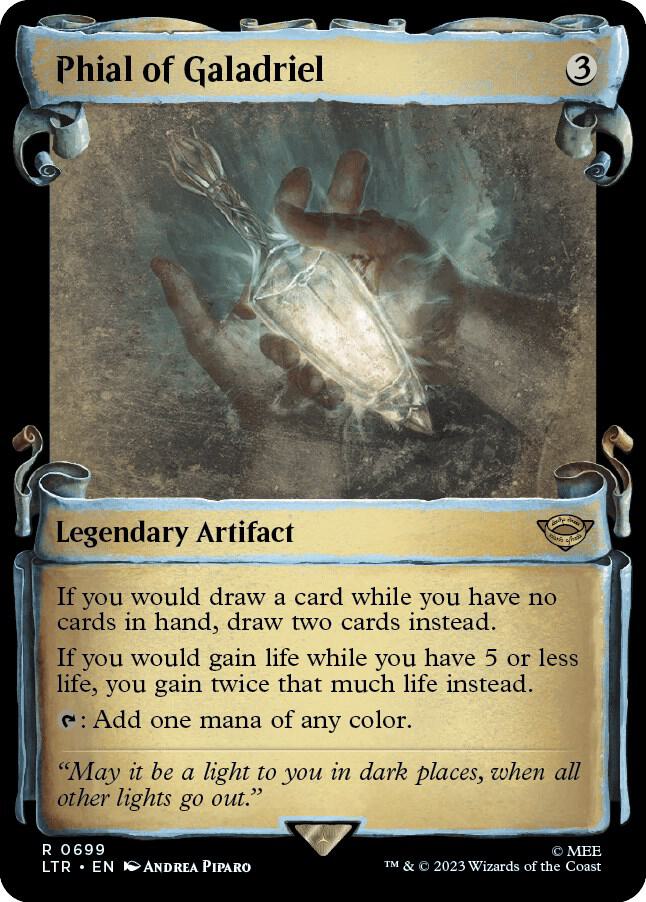 Phial of Galadriel (Showcase Scrolls) 699 card from Universes Beyond: The Lord of the Rings: Tales of Middle-earth