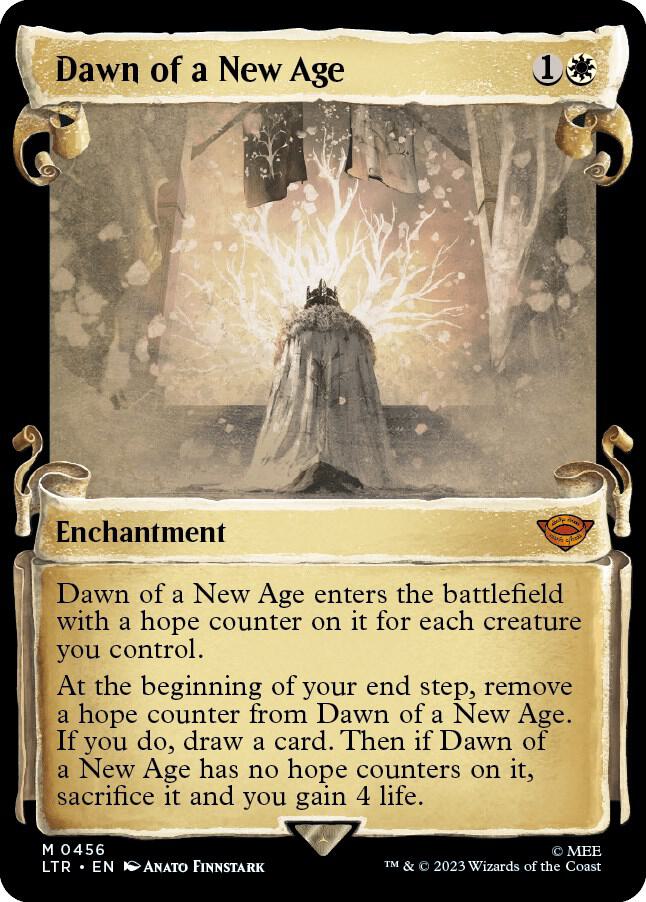 Dawn of a New Age (Showcase Scrolls) 456 card from Universes Beyond: The Lord of the Rings: Tales of Middle-earth