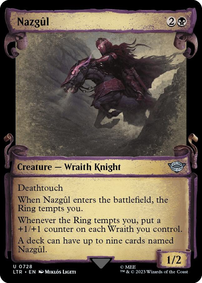 Nazgul (Showcase Scrolls) 728 card from Universes Beyond: The Lord of the Rings: Tales of Middle-earth