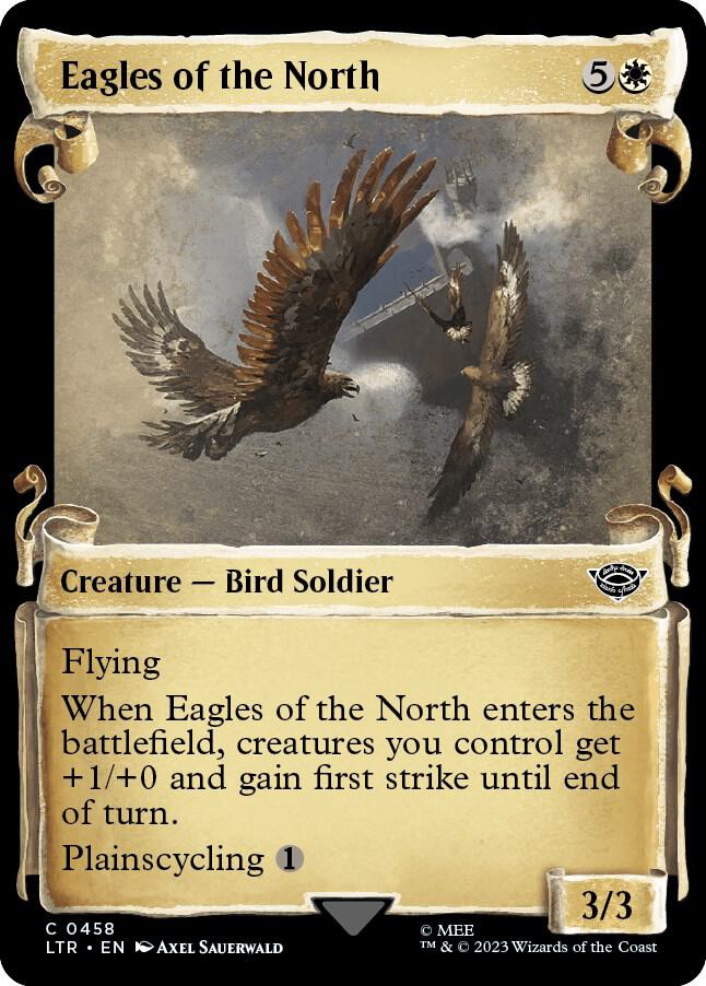 Eagles of the North (Showcase Scrolls) 458 card from Universes Beyond: The Lord of the Rings: Tales of Middle-earth