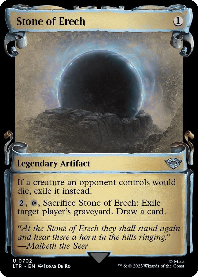 Stone of Erech (Showcase Scrolls) 702 card from Universes Beyond: The Lord of the Rings: Tales of Middle-earth