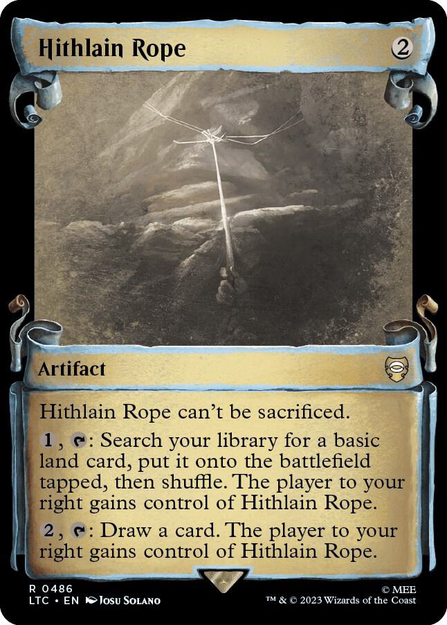 Hithlain Rope (Showcase Scrolls) 486 card from Commander: The Lord of the Rings: Tales of Middle-earth