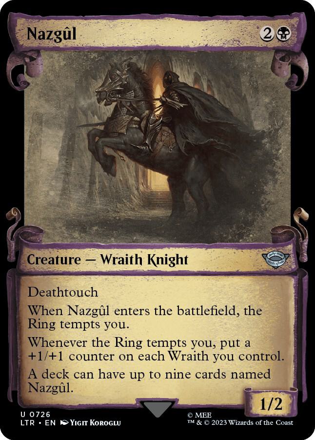 Nazgul (Showcase Scrolls) 726 card from Universes Beyond: The Lord of the Rings: Tales of Middle-earth