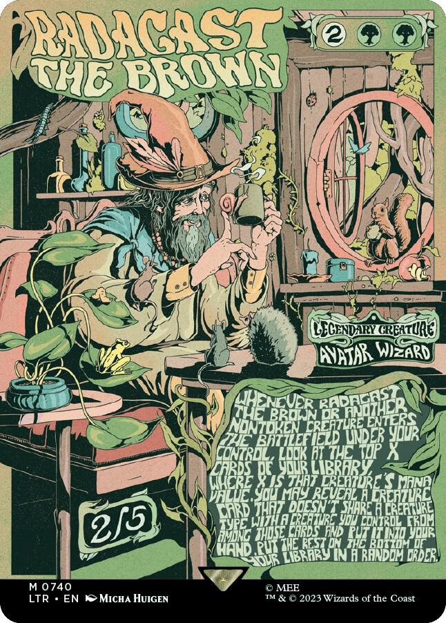 Radagast the Brown (Borderless Poster) 740 card from Universes Beyond: The Lord of the Rings: Tales of Middle-earth