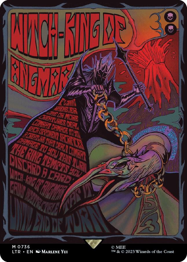 Witch-king of Angmar (Borderless Poster) 736 card from Universes Beyond: The Lord of the Rings: Tales of Middle-earth