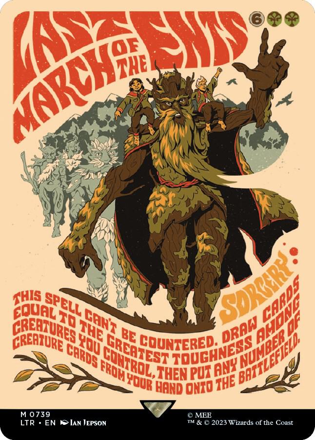 Last March of the Ents (Borderless Poster) 739 card from Universes Beyond: The Lord of the Rings: Tales of Middle-earth