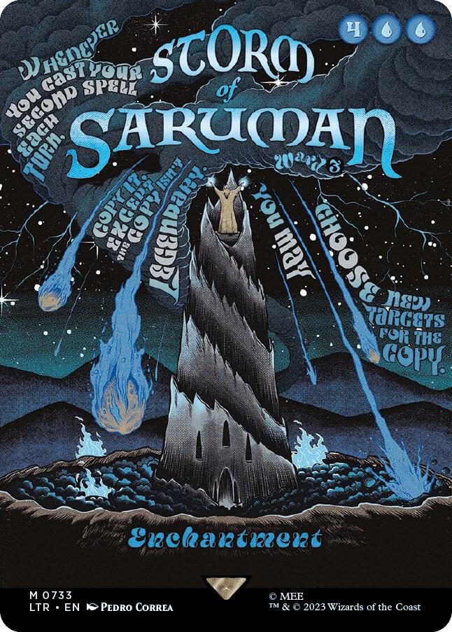 Storm of Saruman (Borderless Poster) 733 card from Universes Beyond: The Lord of the Rings: Tales of Middle-earth