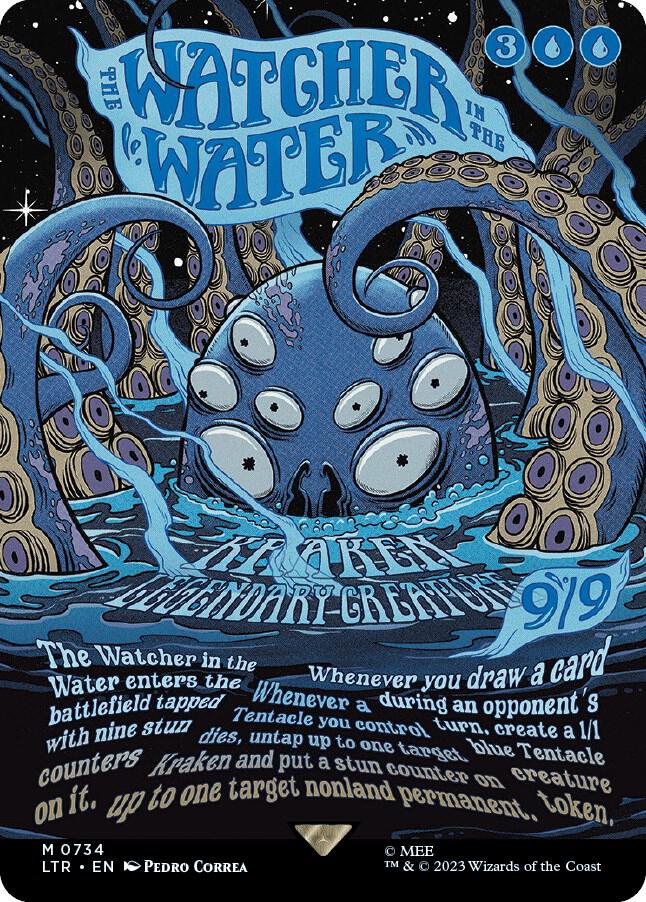 The Watcher in the Water (Borderless Poster) 734 card from Universes Beyond: The Lord of the Rings: Tales of Middle-earth