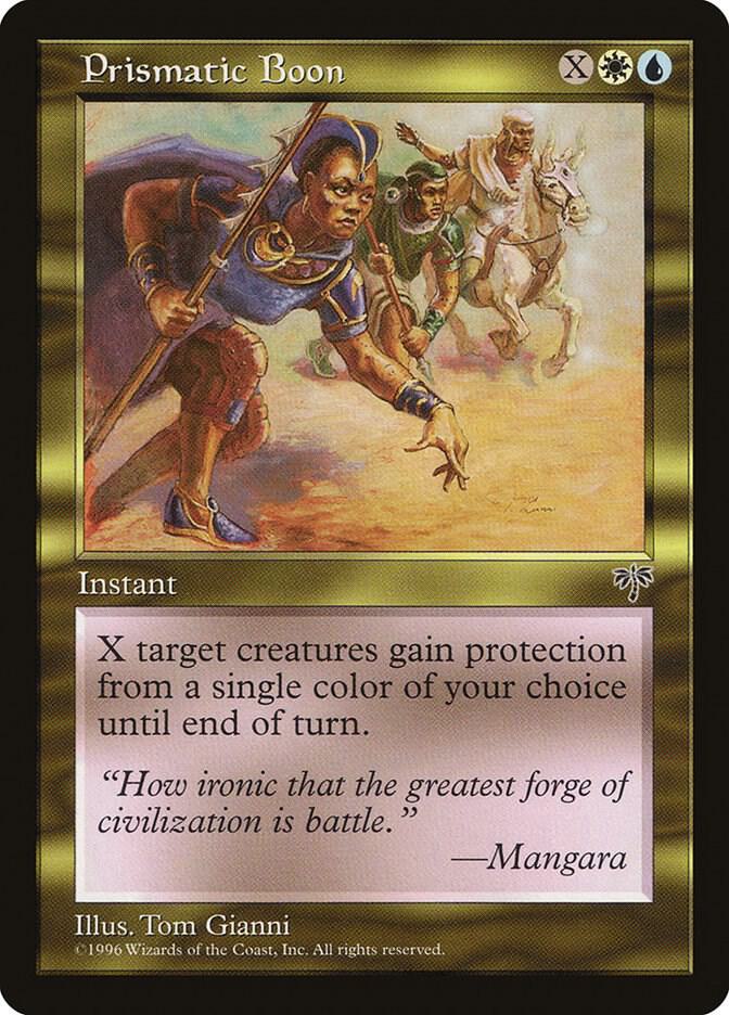 Prismatic Boon card from Mirage