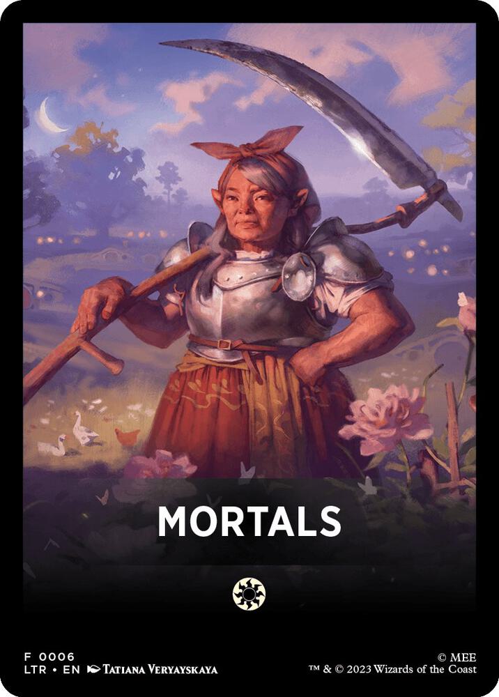 Mortals Theme Card 6 card from Universes Beyond: The Lord of the Rings: Tales of Middle-earth