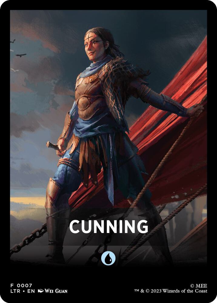 Cunning Theme Card 7 card from Universes Beyond: The Lord of the Rings: Tales of Middle-earth