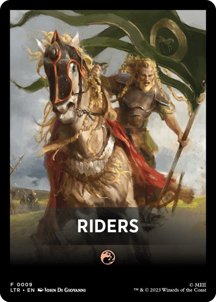 Riders Theme Card 9 card from Universes Beyond: The Lord of the Rings: Tales of Middle-earth