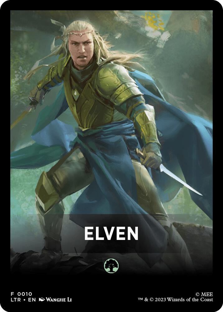 Elven Theme Card 10 card from Universes Beyond: The Lord of the Rings: Tales of Middle-earth