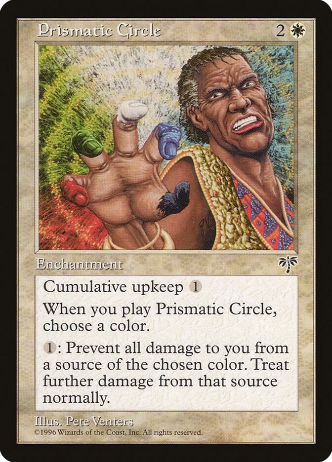 Prismatic Circle card from Mirage