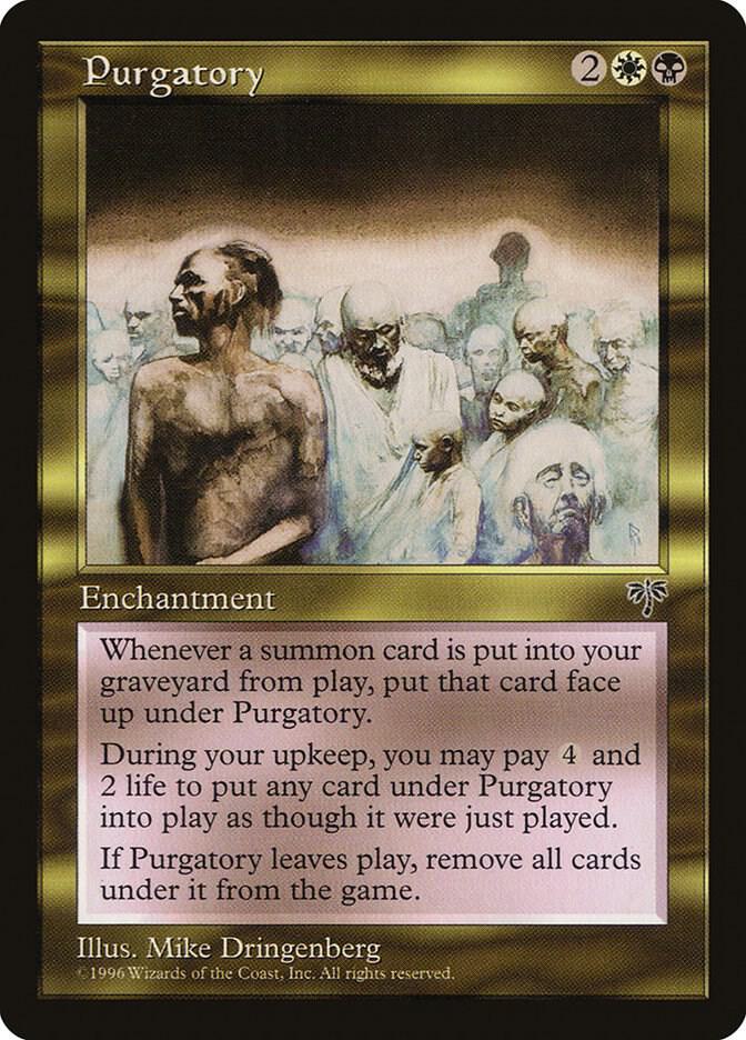 Purgatory card from Mirage