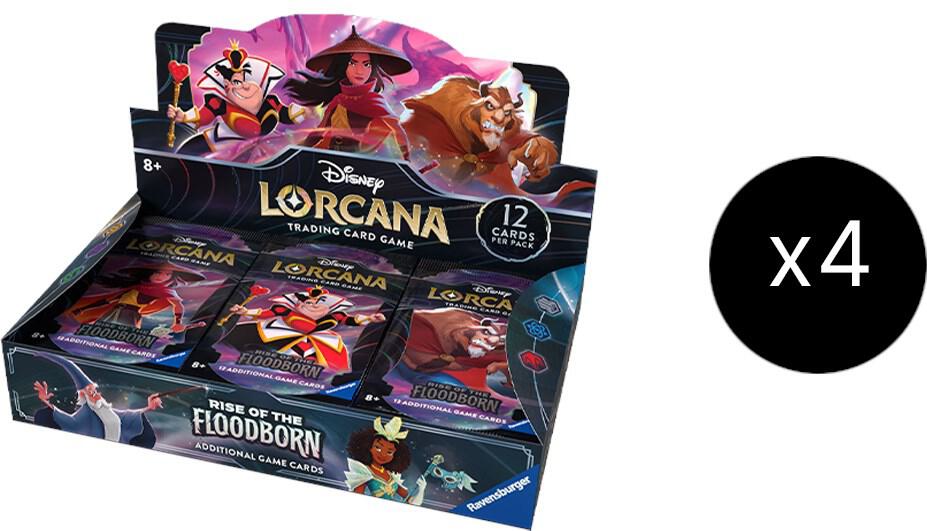 Disney Lorcana: Rise of the Floodborn Booster Box Case card from Rise of the Floodborn