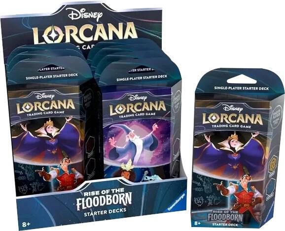 Disney Lorcana: Rise of the Floodborn Starter Deck Display card from Rise of the Floodborn