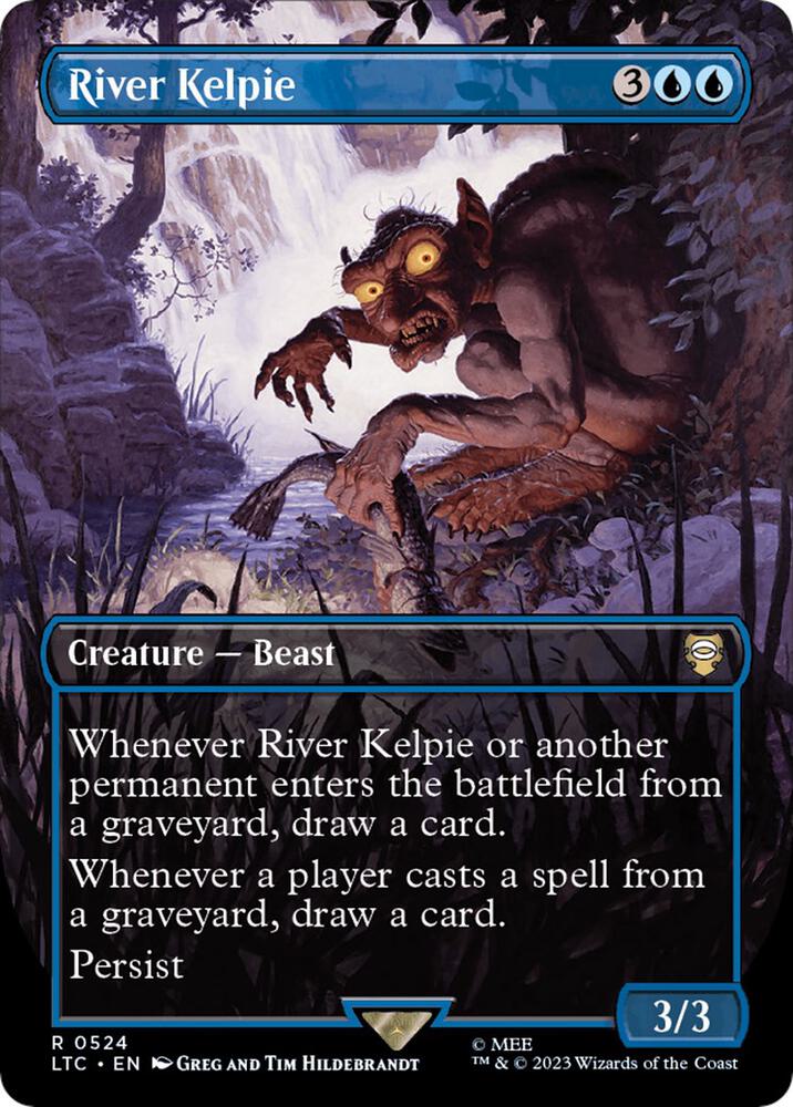 River Kelpie (Borderless) 524 card from Commander: The Lord of the Rings: Tales of Middle-earth