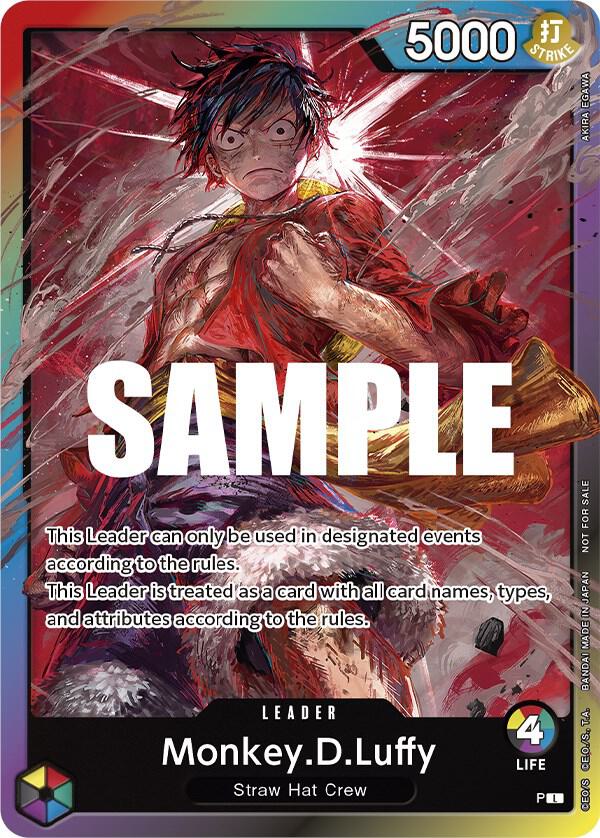 Monkey.D.Luffy (Leader Pack) (Sealed Battle 2023 Vol. 1) card from One Piece Promotion Cards