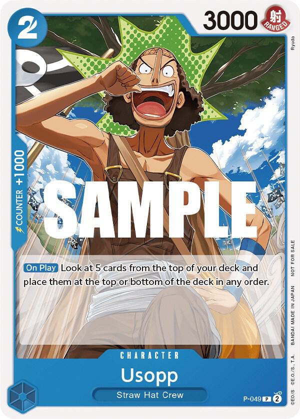 Usopp (Sealed Battle Kit Vol. 1) P-049 card from One Piece Promotion Cards