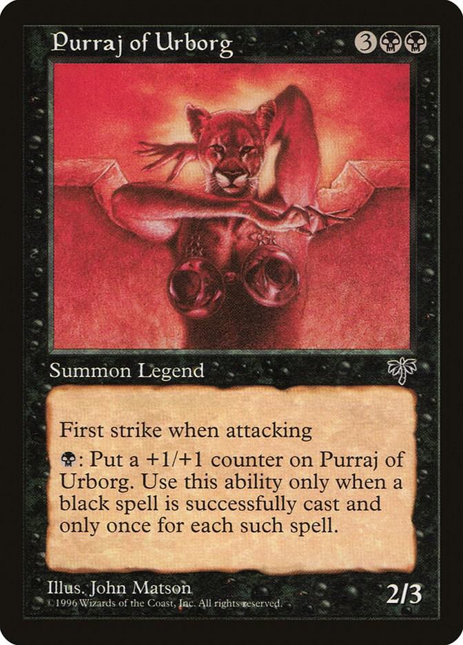 Purraj of Urborg card from Mirage