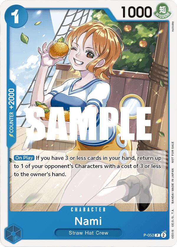 Nami (Sealed Battle Kit Vol. 1) P-053 card from One Piece Promotion Cards