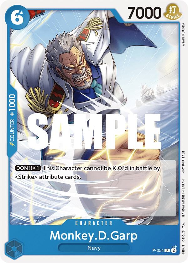 Monkey.D.Garp (Sealed Battle Kit Vol. 1) P-054 card from One Piece Promotion Cards
