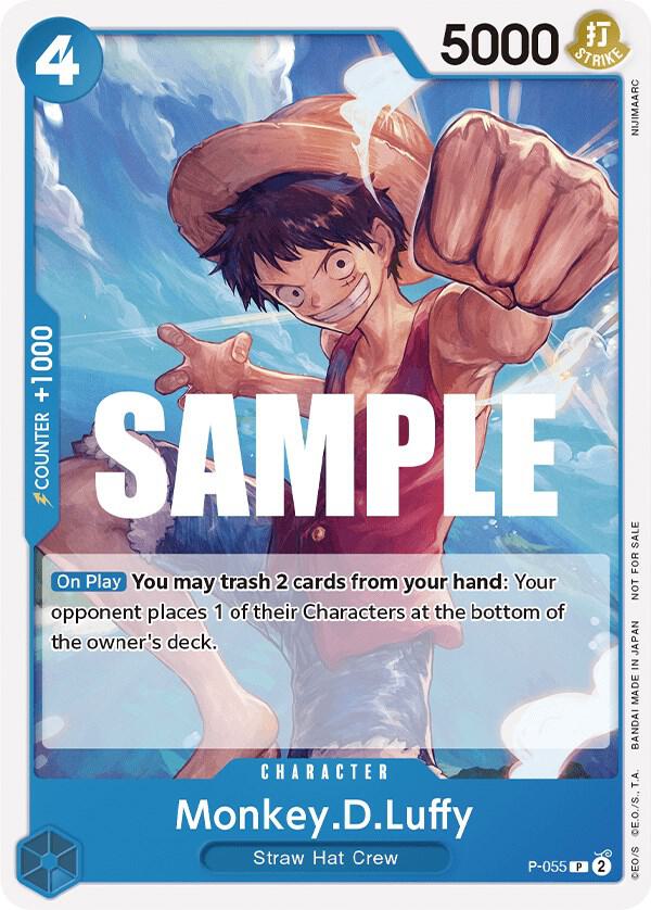 Monkey.D.Luffy (Sealed Battle Kit Vol. 1) P-055 card from One Piece Promotion Cards