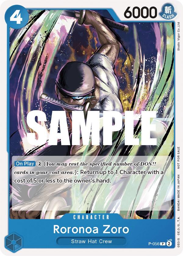 Roronoa Zoro (Sealed Battle Kit Vol. 1) P-056 card from One Piece Promotion Cards